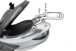 FIJACIONES TOP SHAD SUZUKI BURGMAN 125 / UH125 / 200 Del `07 Al `21