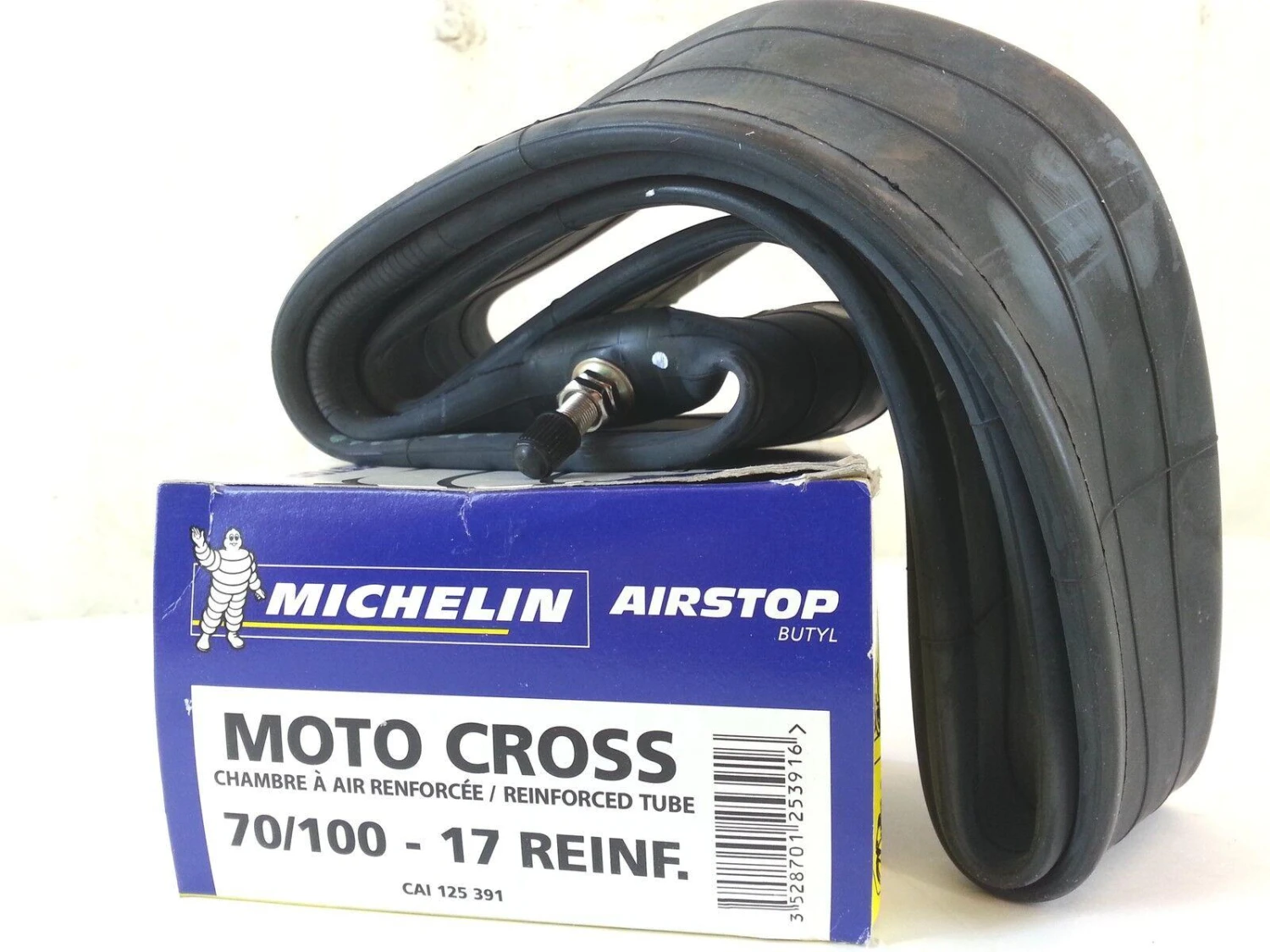 CÁMARA OFF-ROAD MICHELIN TU. 70/100 - 17" RSTOP REFORZADA ST30 F MI 1 CÁMARA OFF-ROAD MICHELIN TU. 70/100 - 17" RSTOP REFORZADA ST30 F MI