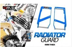 REFUERZOS DE RADIADOR 4MX HUSABERG 09-14 HUSQVARNA 14-16 AZUL