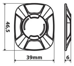 OPTILINE ADAPTADOR UNIVERSAL 90426 -Factory Bike Tianda 154734