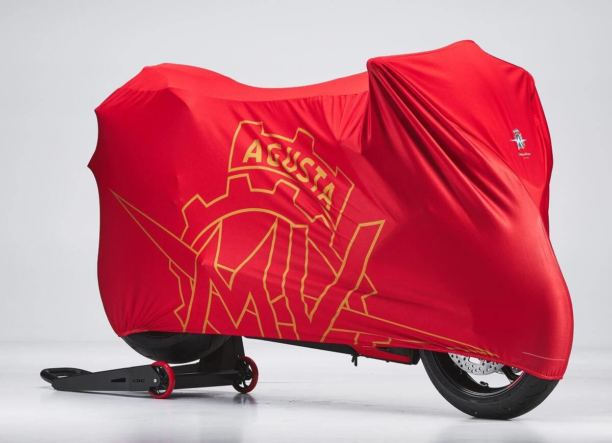 MV AGUSTA INDOOR COVER RED/GOLD SPMV9SP80C0C9043 1 MV AGUSTA INDOOR COVER RED/GOLD SPMV9SP80C0C9043