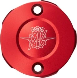 MV AGUSTA RED FRONT BRAKE PUMP CAP SPMV980A0C9346