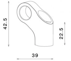 RIZOMA ADAPTADOR ESPEJOS BS713B -Factory Bike Tianda 25718