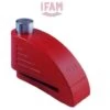 CANDADO DE MOTO IFAM STORM LOCK CON ALARMA ROJO (053106R)