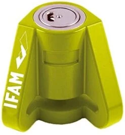CANDADO DE DISCO FRENO IFAM ROOKIE AMARILLO -Factory Bike Tianda 30971