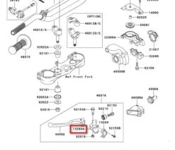 KAWASAKI Soporte De Maneta KX 125 2008