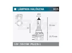 Lampara OSRAM 64176 H15